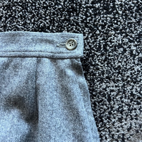 Pendleton Vintage Gray Virgin Wool MIDI Pencil Skirt - Picture 2 of 5